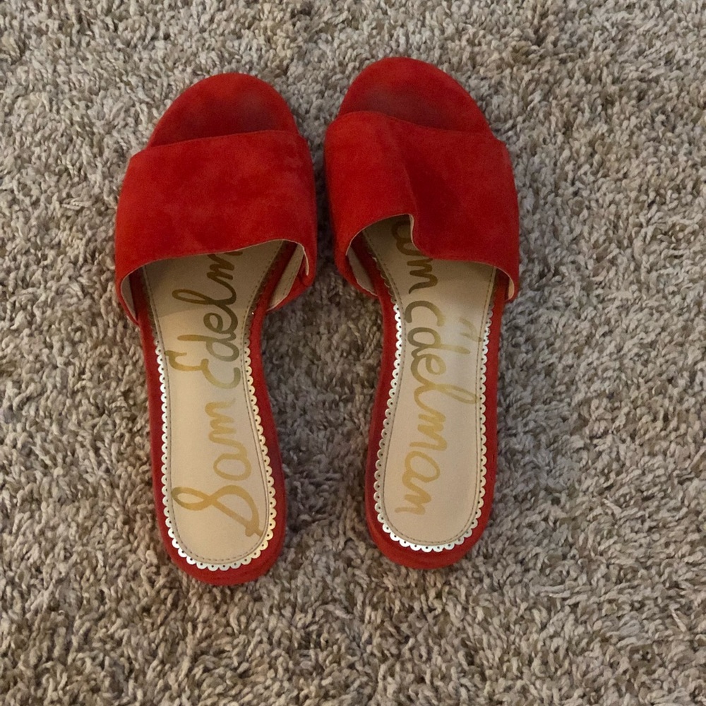 Sam Edelman Red Sandal Size 8.5